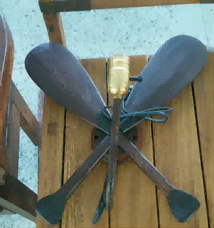 Canoe Paddle Wall Lamp