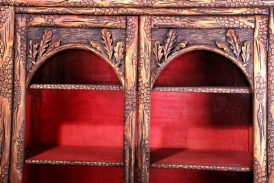 The Authenticity of Black Forest Wooden Bear Display Cabinet